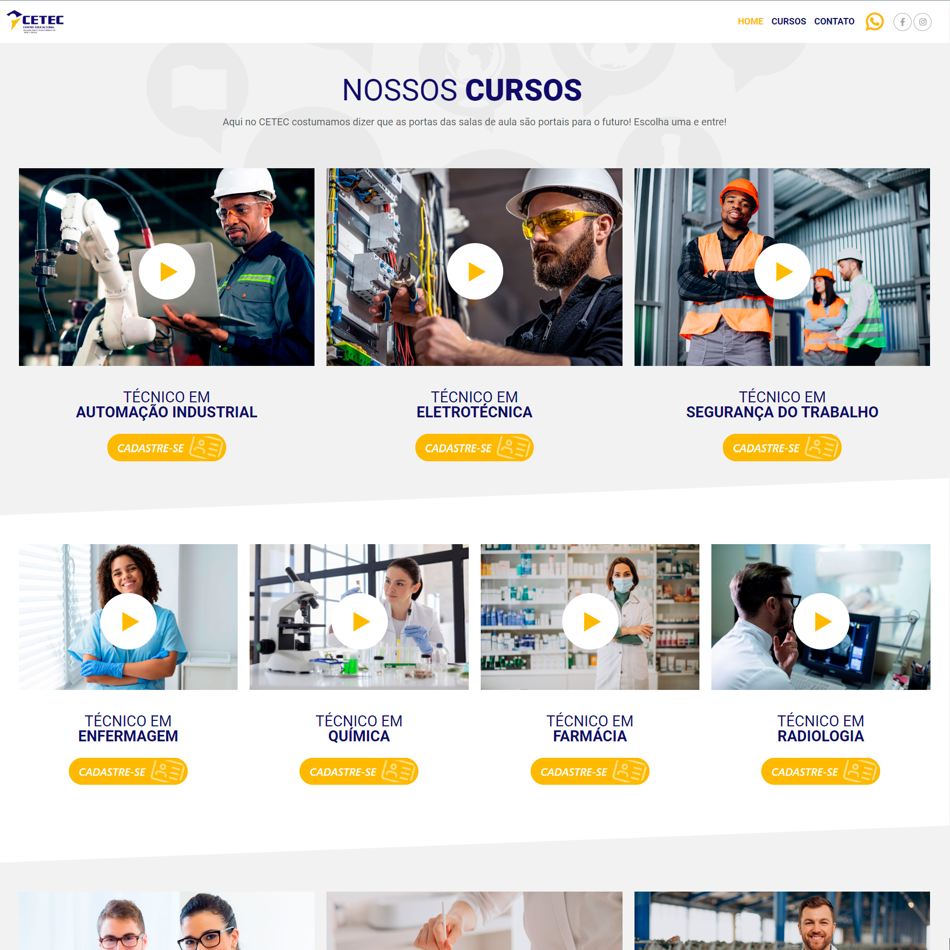 CETEC - Cursos Técnicos